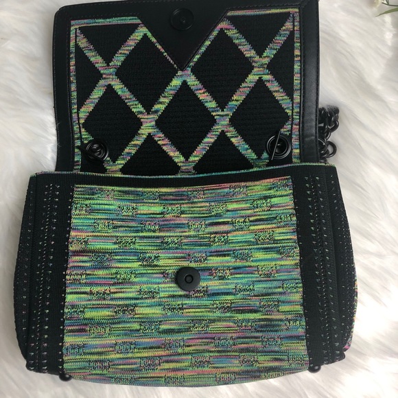 Zara Multi-Color Knit Crossbody/ Shoulder Bag - Picture 6 of 14